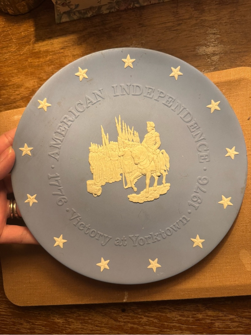 Wedgwood American Independence 1776 1976 Bicentennial Anniversary Plate